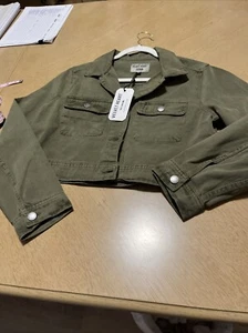 NWT Velvet Heart SzM Denim Long Sleeved Jacket With Pockets - Picture 1 of 6