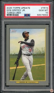 2020 TOPPS UPDATE YORDAN ALVAREZ TURKEY RED PSA 10 (033)