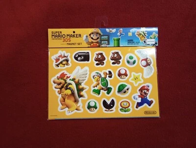 Nintendo Super Mario Maker 3DS Magnet Set 2016 - Image 1 of 2