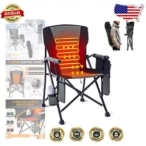 Lightweight Outdoor Heated Chair with 3 Temperature Levels – Perfect for Camping - Picture 1 of 9