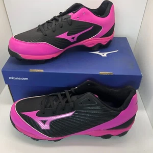 11 botines de softbol para mujer Mizuno 9 picos pinzón avanzado franquicia 7 rosa negro - Imagen 1 de 8