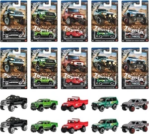 PSL Hot Wheels Theme Automotive Assortment Toyota Trucks Mini Car 10 Set Box - Picture 1 of 6