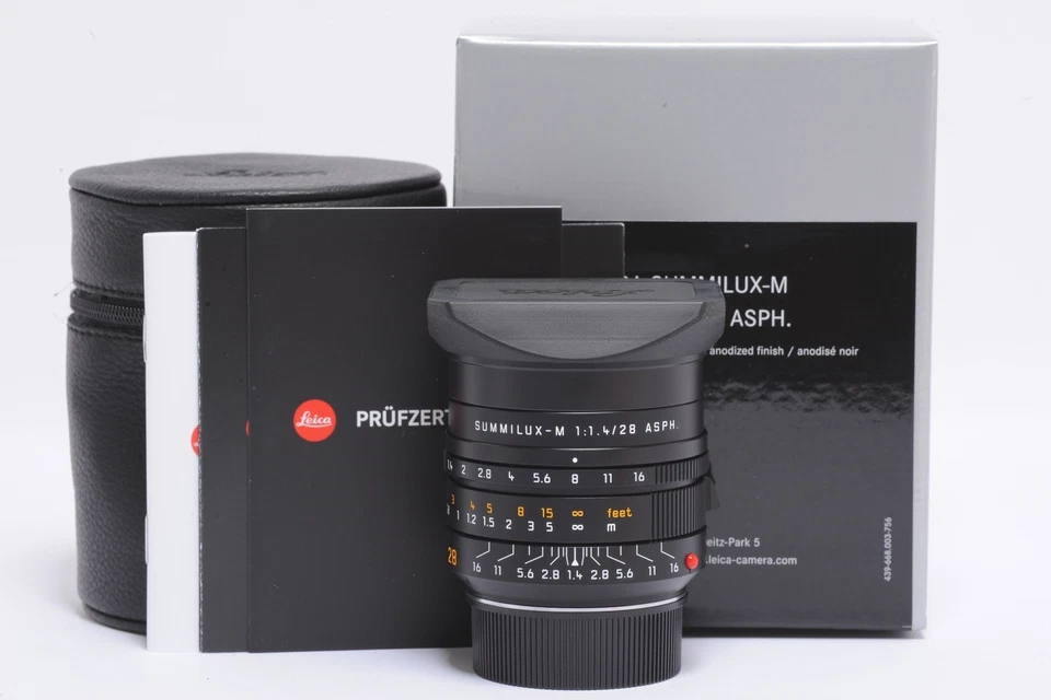 [BRAND NEW] Leica Summilux-M 28mm F/1.4 ASPH. Lens Black 11668 - Image 1 of 1