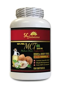 cholesterol and triglyceride - MCT OIL - mct oil brain octane 1B 150S - Picture 1 of 8