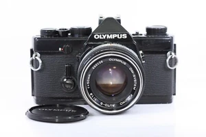 Olympus OM-1 Film Camera - Black+50mm f1.8 [Overhauled] FREE SHIPPING Japan#371 - Photo 1 sur 12