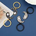 Cat Otters Keyring Couple Matching Puzzle Keychain Key-Tags for Backpack Luggage
