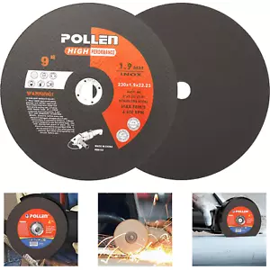 9 Inch Resin Metal Cutting Disc For Stainless Steel Slitting Disc Cut Off Tool - Picture 1 of 16