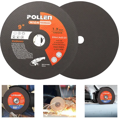 9 Inch Resin Metal Cutting Disc For Stainless Steel Slitting Disc Cut Off Tool - Image 1 of 4
