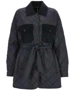 WEEKEND MAX MARA Sacco Relaxed Quilted Jacket In Navy Size 6 $725 NWT - Picture 1 of 6