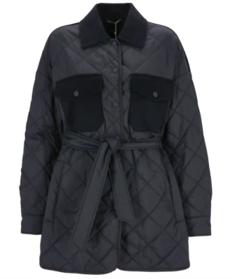 WEEKEND MAX MARA Sacco Relaxed Quilted Jacket In Navy Size 6 $725 NWT - Image 1 of 4