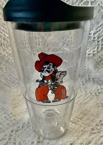 OSU Oklahoma State University Cowboys 24 Oz with Lid Insulated Tervis Tumbler - Picture 1 of 4