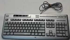 HP 5187-7543 Wired Keyboard Silver - Picture 1 of 11