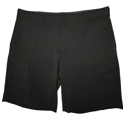 Shorts masculino BCG tamanho 36W preto desempenho UPF 30 bolsos elásticos de golfe absorvendo - Imagem 1 de 4