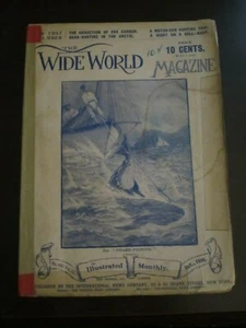The Wide World Magazine October 1906 Shark Fishing Pulp Fiction Vintage Mystery - Picture 1 of 1