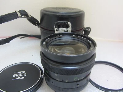 Sigma X-Q 28mm 2.8 MC Wide Angle Prime M42 Mount Lens, Hoya Filter, Caps + Case - Image 1 of 4