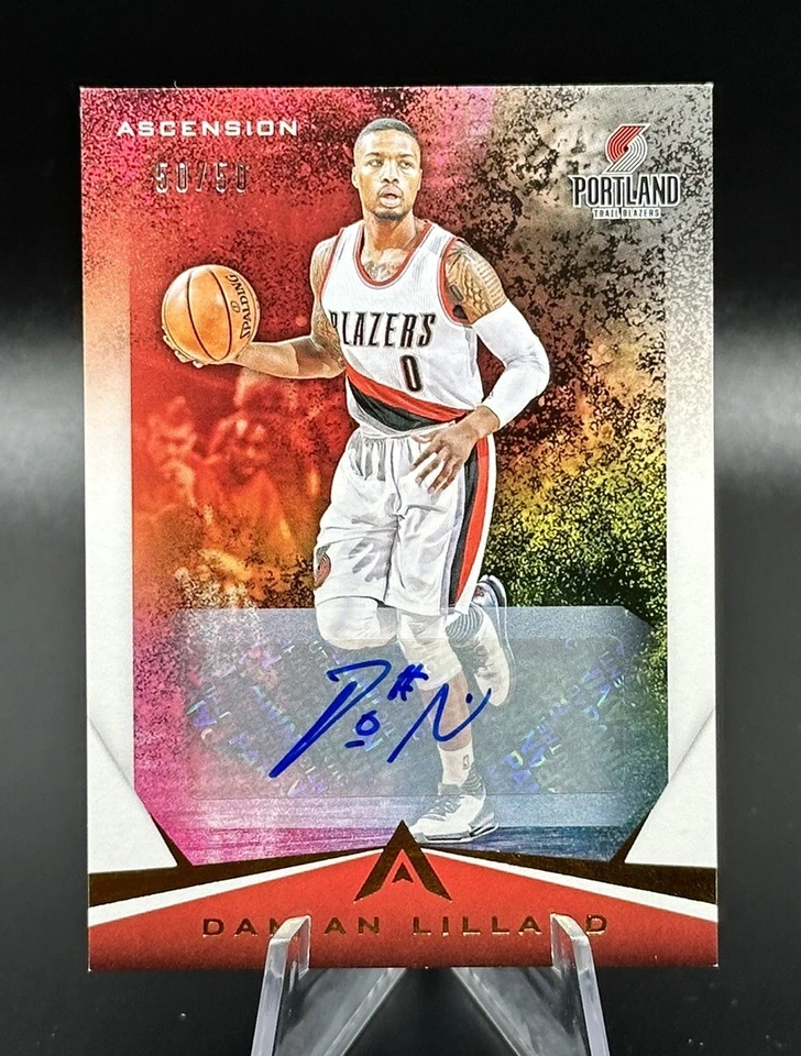 2017-18 Ascension #24 DAMIAN LILLARD Auto Autograph 50 /50 🔥 Trail Blazers 🔥 - Image 1 of 3