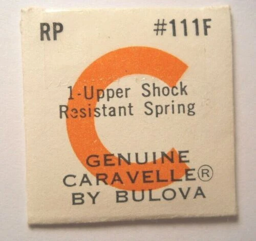 BULOVA CARAVELLE RP Watch Part #111F - UPPER SHOCK RESISTANT SPRING Replacement - Image 1 of 1