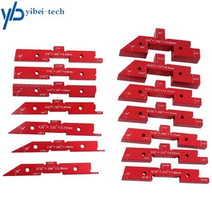 Height Gauge Router Table Setup Bars Aluminum Precision Setup Blocks 14PCS - Picture 1 of 14