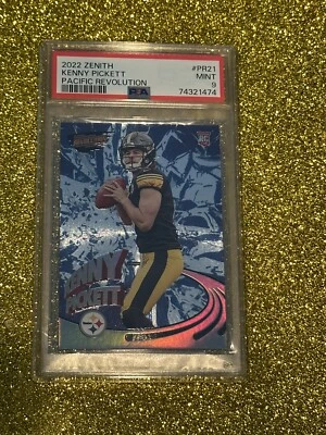 PSA 9 2022 PANINI ZENITH #PR-21 KENNY PICKETT ROOKIE SILVER HOLO - Image 1 of 2