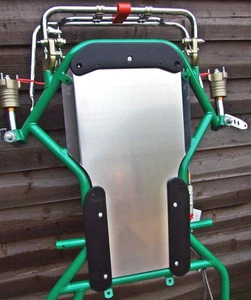 Kerb Rider V2 Pro -Skid Plate / Chassis Protectors + Fitting Kit Tony Kart Rotax - Picture 1 of 7