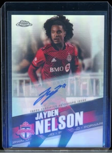 2021 Topps Chrome JAYDEN NELSON rookie RC autograph 🇨🇦 FIRST AUTO - Bild 1 von 2