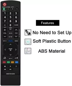 New AKB72915239 Replace Remote fit for LG TV 26LV2500 32LK330 32LK450 32LV2500  - Picture 1 of 4