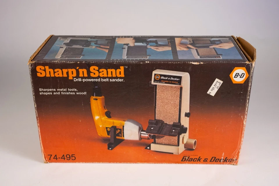 Black & Decker Sharp n' Sand Drill Powered Belt Sander,new! - Image 1 of 4
