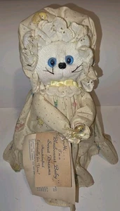 Bluebonnet Baby Sweet Dreams Katze Puppe Kätzchen Plüsch Handarbeit Vintage USA 80er 90 - Bild 1 von 11