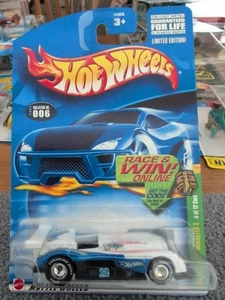 Hot Wheels 2002 Treasure Hunt 6/12 White Panoz LMP-1 Roadster S - Picture 1 of 6