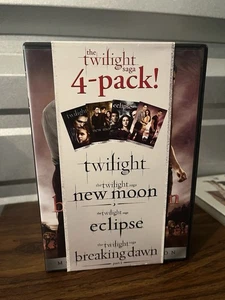 Twilight Saga 4 DVD Lot - Twilight, New Moon, Eclipse, Breaking Dawn Part-1 - Picture 1 of 6