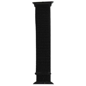 Generic One Piece Sport Loop Band for Apple Watch (38/40/41mm) - Black - Picture 1 of 2
