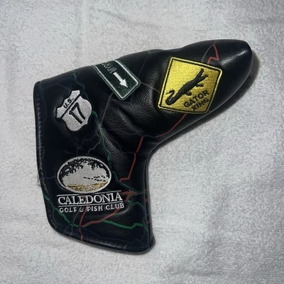 Caledonia Golf & Fish Club Blade Putter Cover Magnetic Mallard Myrtle Beach Golf - Image 1 of 4