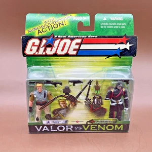 2003 G.I.Joe Valor vs. Venom Duke Cobra Commander Actionfigur versiegelt - Bild 1 von 5