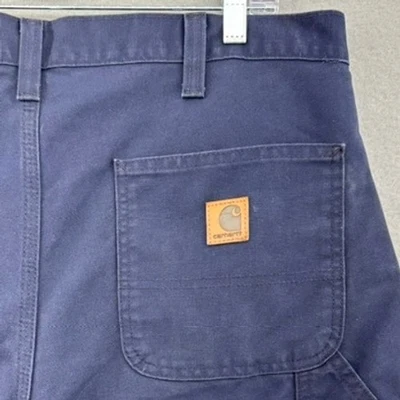 Pantalones de Trabajo Carhartt Dungaree Fit Azul 383-20 Para Hombres 36x30 (26) Grunge Punk Patinador Foto 1 de 4