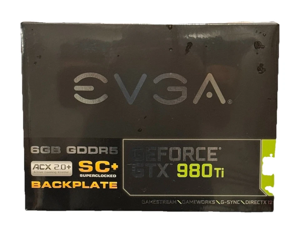 EVGA NVIDIA GeForce GTX 980 Ti 6GB GDDR5 Graphics NIB - Image 1 of 4