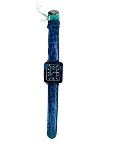 Michele Deco Sport Topas, Diamant Uhr MWW06K000034 blau Lederarmband BOX - Bild 1 von 8