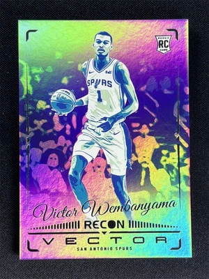 2023-24 Panini Recon Basketball Victor Wembanyama #22 Vector Rookie RC Spurs - Image 1 of 2