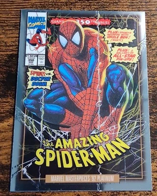 2024 Upper Deck Marvel Masterpieces '92 Variant Cover Spider-Man 🔥  - Image 1 of 2