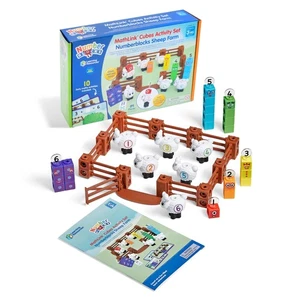 Learning Resources MathLink Würfelset Numberblocks Bauernhof mit Schafen, Alter - Photo 1/8
