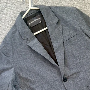 Eddie Bauer Blazer Soft Shell Sport Coat Modern Fit Gray Size 44 - Picture 1 of 8