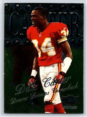 1999 SkyBox Metal Universe Dale Carter Denver Broncos #121 - Image 1 of 2