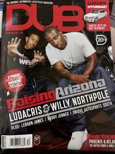 DUB Magazine 57 No Mailing Label NOV DEC 2008 Ludacris LeBron James Cover Rare! - Picture 1 of 2