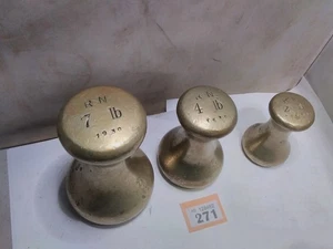 1930 Royal Navy Mod Bronze Gewichte - Bild 1 von 4