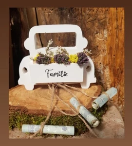 Hochzeit Deko Geldgeschenk Hochszeitsgeschenk Hochzeitsdeko Handgemacht - Bild 1 von 2