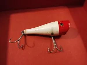 Vintage Pfote Pfote hungriger Bass rotköpfiger Angelköder, 3 Zoll - Bild 1 von 5