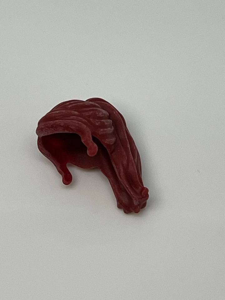 Lego Minifigura Rojo Oscuro Mini Muñeca, Pelo Amigos Cola de Caballo Larga, Golpes Laterales HP#59 Foto 1 de 1