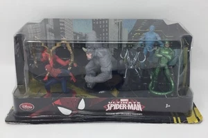 Disney Store Marvel Ultimate Spider-Man Figurine Set of 6 Rhino Lizard Venom - Picture 1 of 2