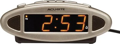Reloj despertador digital Acurite de 0,8 pulgadas con alarma Intelli Time Loud y repetición Foto 1 de 3