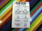vtg 1980s Brian Riedel mini comic punk new wave- Fab Ion #2 1 Pagers 1986