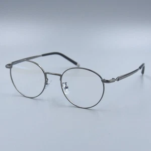 2025 New Glasses Titanium eyeglasses Men gray glasses frame oval round glasses - Picture 1 of 11